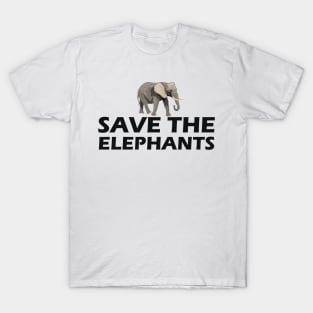 Elephant - Save the elephants T-Shirt